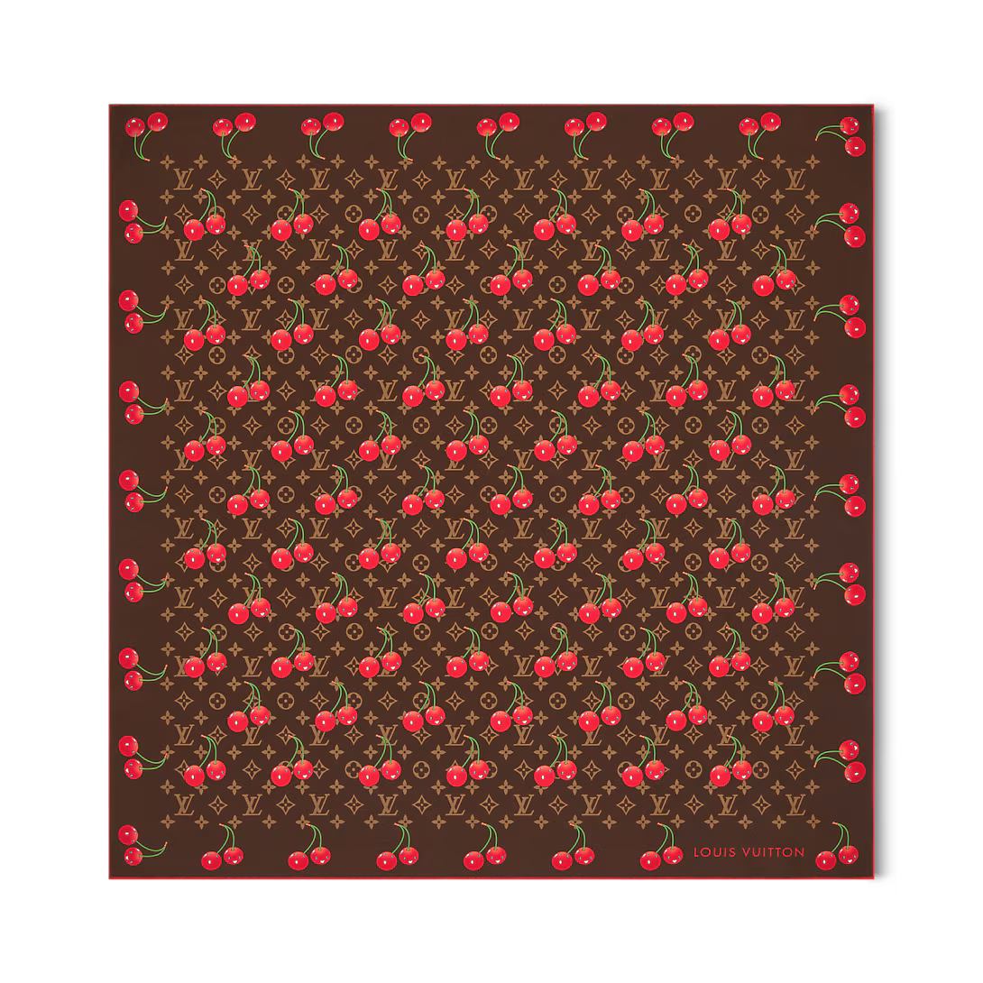 【🔥Special Offers🔥】LV x TM Monogram Cerise Square 90 M96094