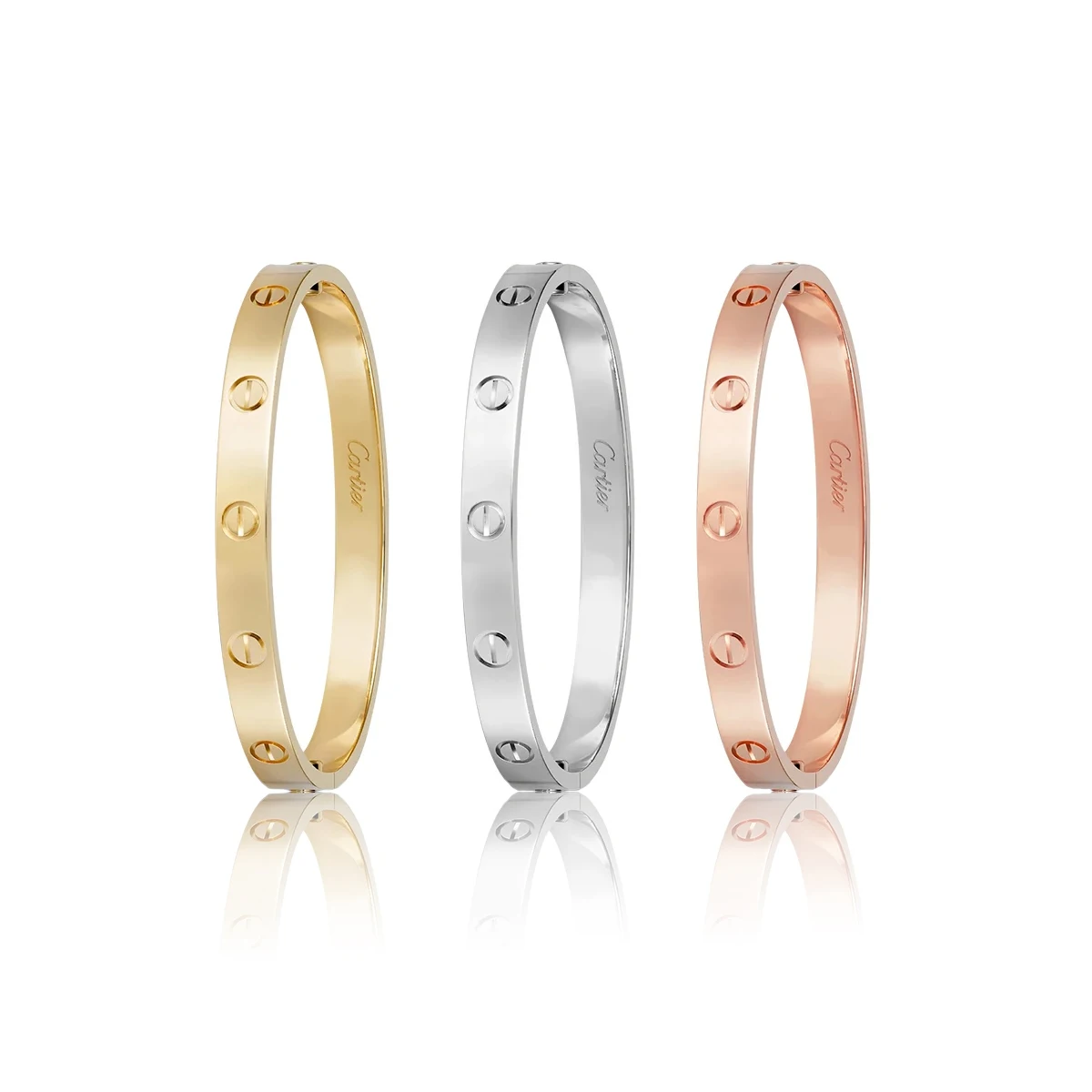 Cartier LOVE bracelet brushed finish Jewelry