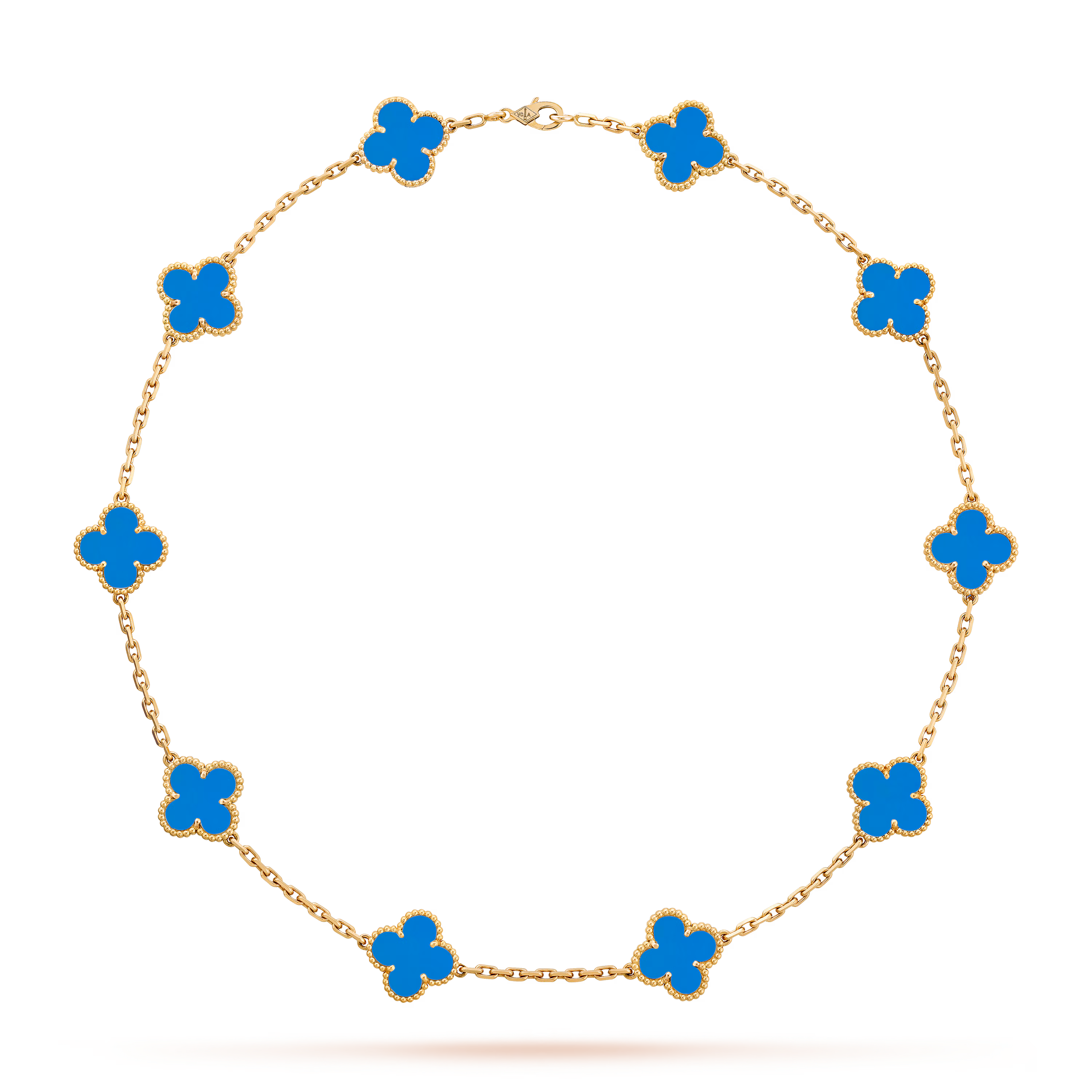 Van Cleef & Arpels Vintage Alhambra necklace, 10 motifs