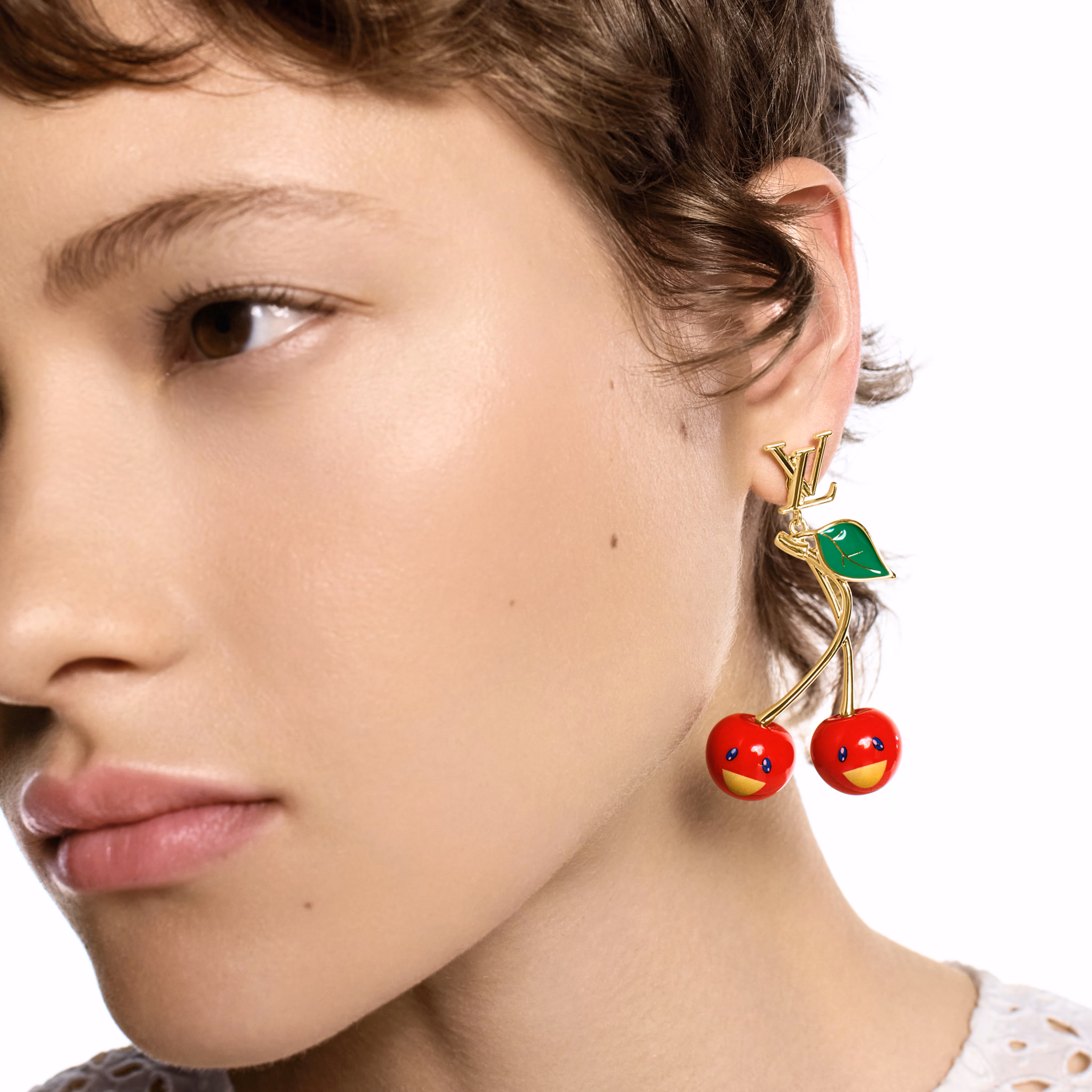 LV x TM Cerise Earrings M02808
