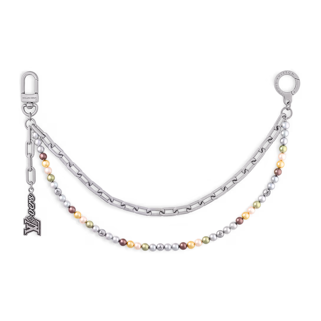 LV Pearls Chain Belt and Bag Charm M02293