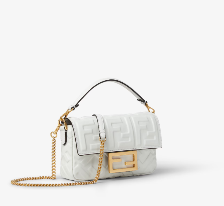 FENDI Baguette Mini White