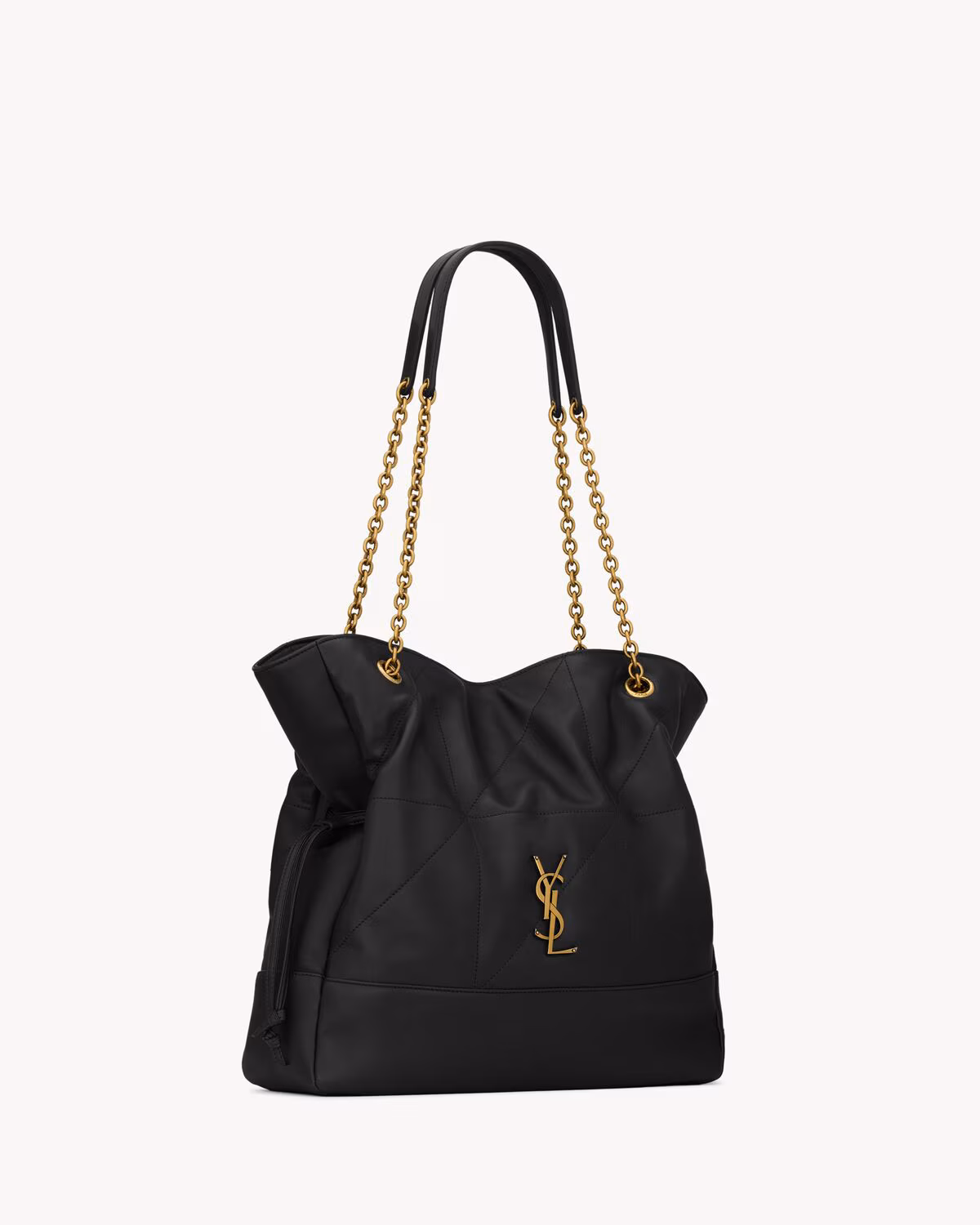 YSL JAMIE SHOPPING in lambskin-BLACK