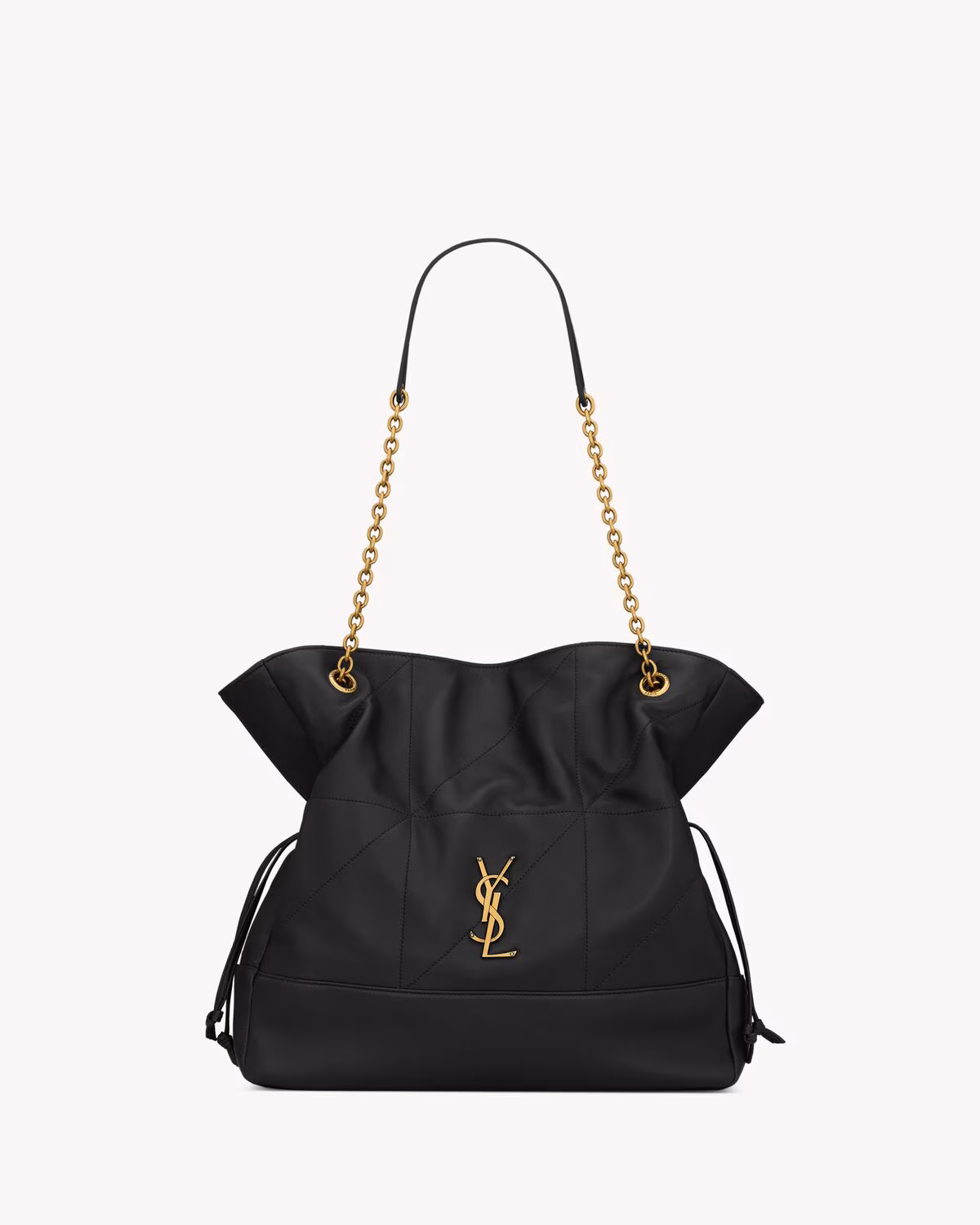 YSL JAMIE SHOPPING in lambskin-BLACK