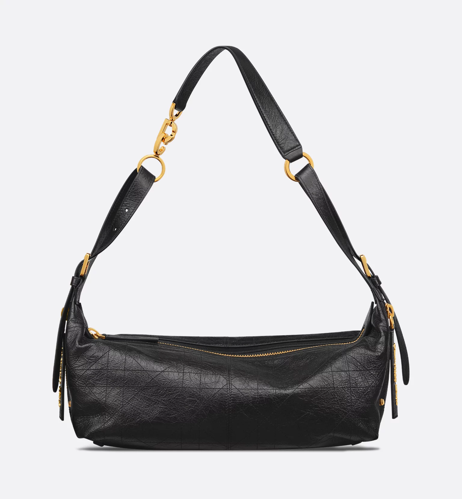 Dior Medium D-Journey Bag in Crinkled Calfskin